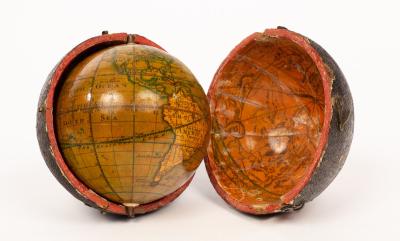 A Minshulls 3'' pocket globe, circa