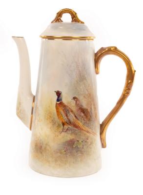 A Royal Worcester coffee pot and 2dbba9