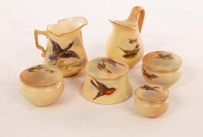 Four Royal Worcester miniature 2dbbbe