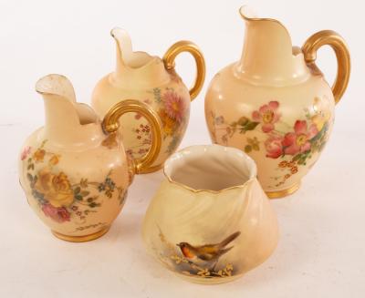 Two Royal Worcester blush ivory 2dbbca