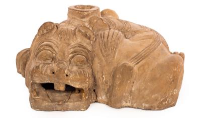 A Chinese earthenware Chimera,