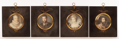 After Bronzino/Portrait Miniature