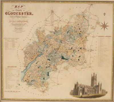 C and J Greenwood Map of the County 2dbcd6