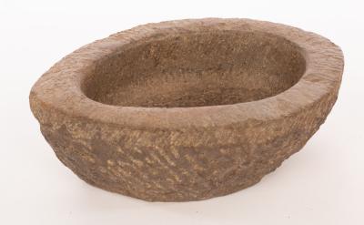 A 17th Century Indian oval granite
