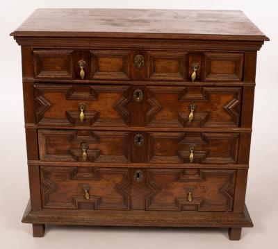 A William and Mary oak chest the 2dbd35
