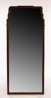 A mahogany framed pier glass with