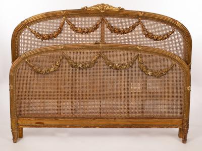 A French late 19th Century caned