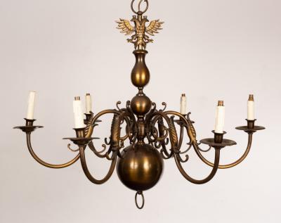 An early 20th Century Bavarian chandelier
