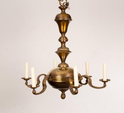 An early 20th Century chandelier with