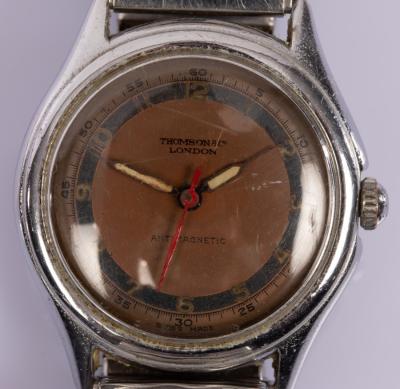 A 1960s antimagnetic wristwatch, the