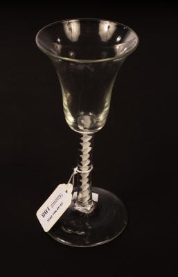 An 18th Century ale glass with 2dbefc
