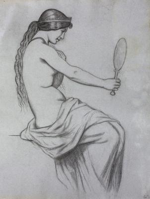 BLD Study of a Pre Raphaelite Nude three quarter 2dbfa0