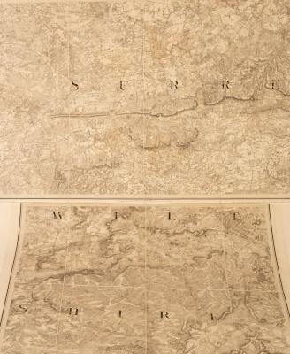 Baker (B) Ordnance Map of Hampshire,