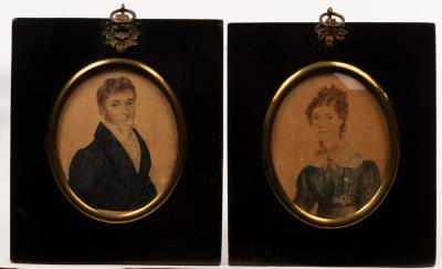 Regency School Portrait Miniatures 2dbfcc