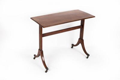A Regency mahogany table, the rectangular