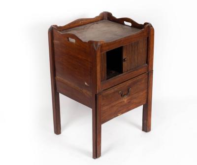 A late 18th Century mahogany tray top 2dc071