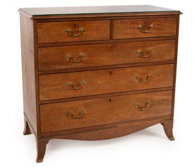 A George III mahogany chest of 2dc0f3