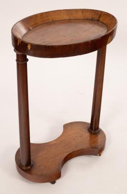 An early Victorian mahogany washstand,