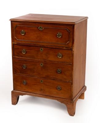 A Regency mahogany secretaire chest,