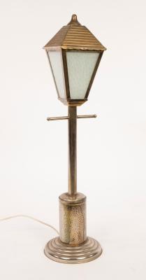 An Arts & Crafts style table lamp, in