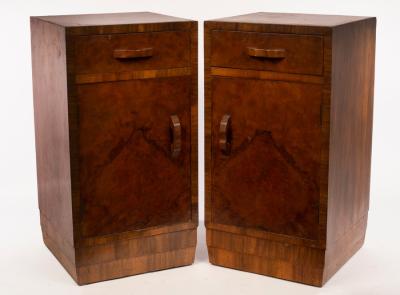 A pair of Art Deco bedside tables  2dc184