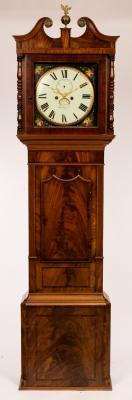 A 19th Century mahogany eight-day longcase