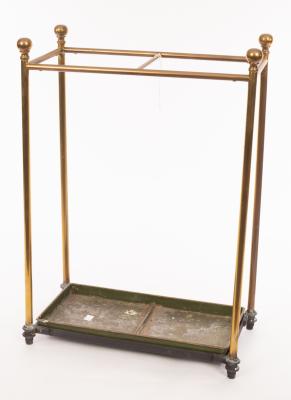 A brass two division stick stand 2dc1ea