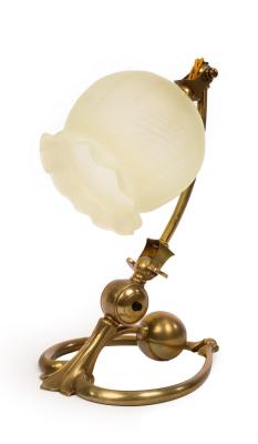 A WAS Benson brass table lamp with 2dc1fd