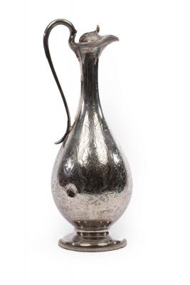 A Victorian silver claret jug  2dc2c6