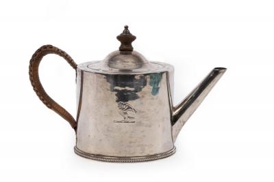 A George III silver saffron teapot  2dc2d0