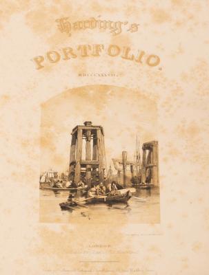 Harding's Portfolio, 1837. Folio,