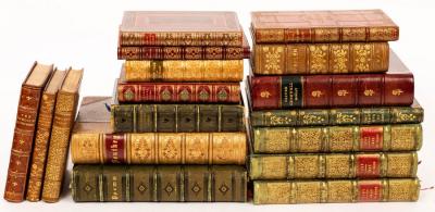Bindings, 17 vols., mostly 20th Century,