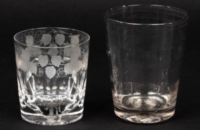 An English Lynn glass tumbler  2dc3b2