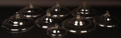 Eight Victorian smoke bells