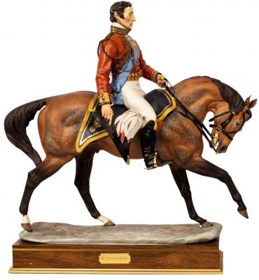 A Royal Worcester equestrian figure