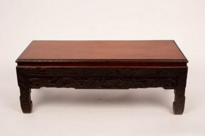 A low Chinese table 87cm wide 2dc478