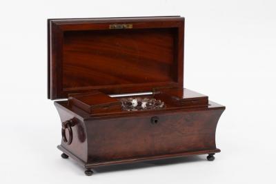 A William IV mahogany sarcophagus shaped 2dc4dd