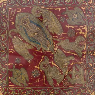A late 16th Century needlework hassock