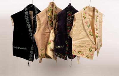 Three 19th Century silk embroidered