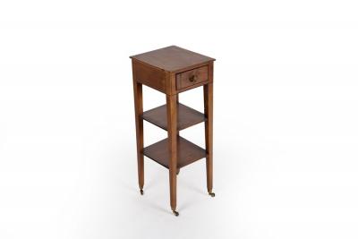 A Regency three-tier side table,