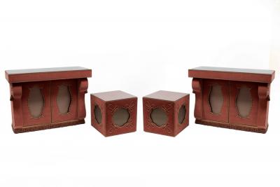 A pair of Alcantara console cabinets 2dc56f