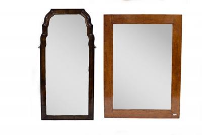 An 18th Century arch frame mirror,