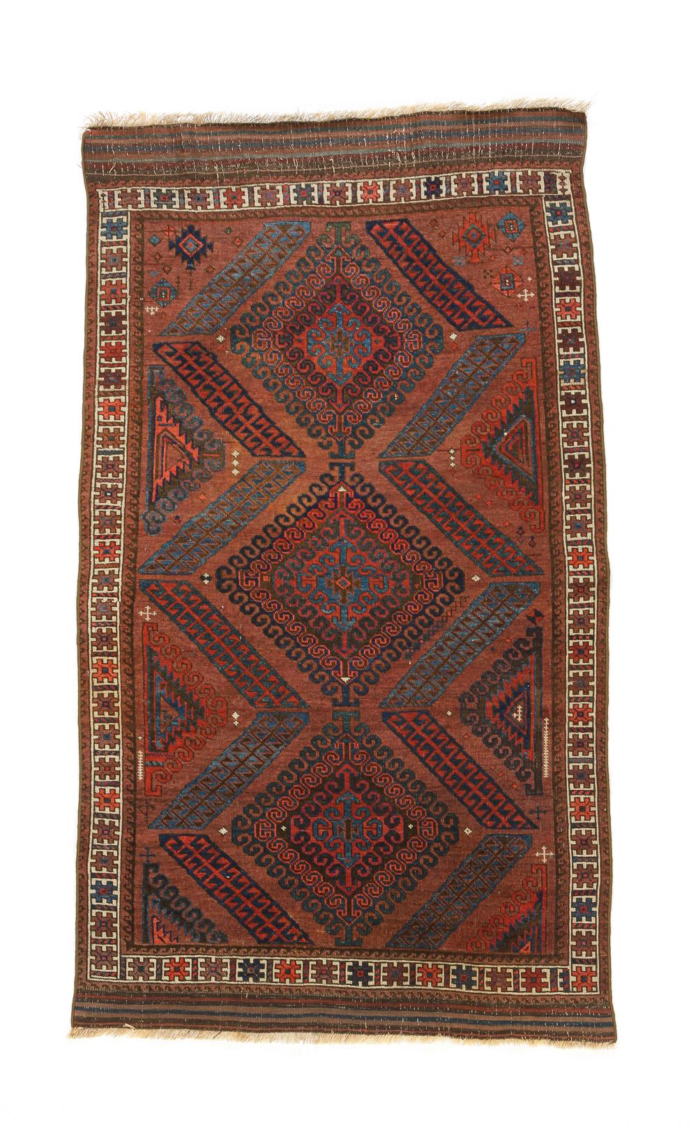 MUSHWANI BALUCH RUG. Ca. 1900.