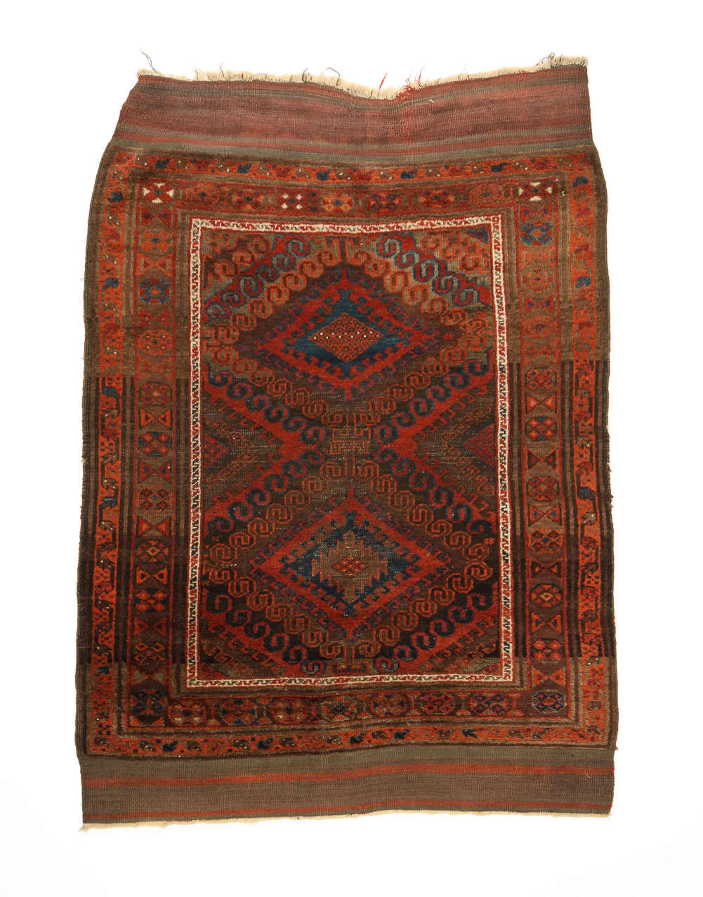 MUSHWANI RUG Ca 1900 Nice oxidation 2dabd9