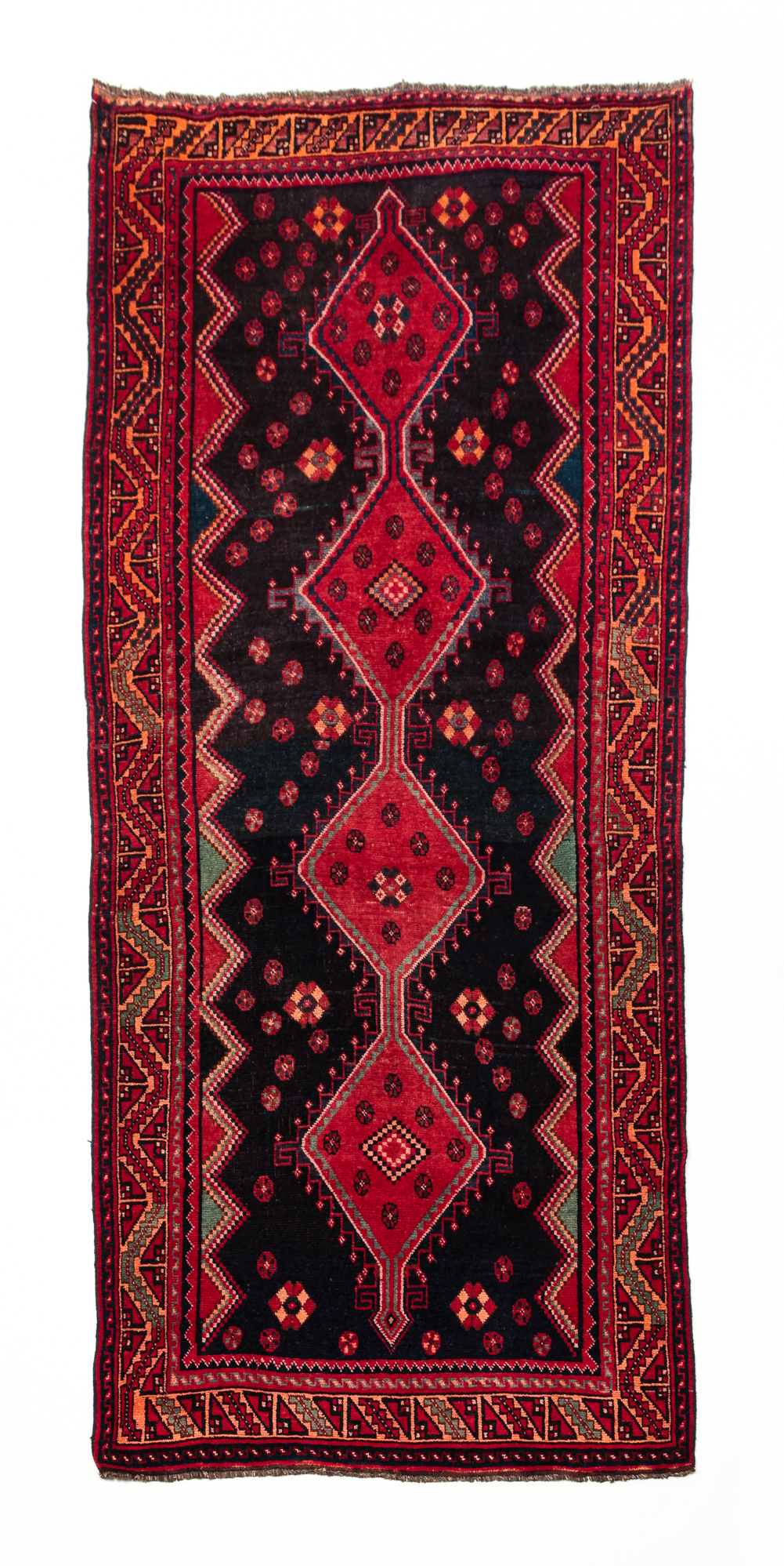 PERSIAN AFSHAR RUG. Ca. 1930. Strong