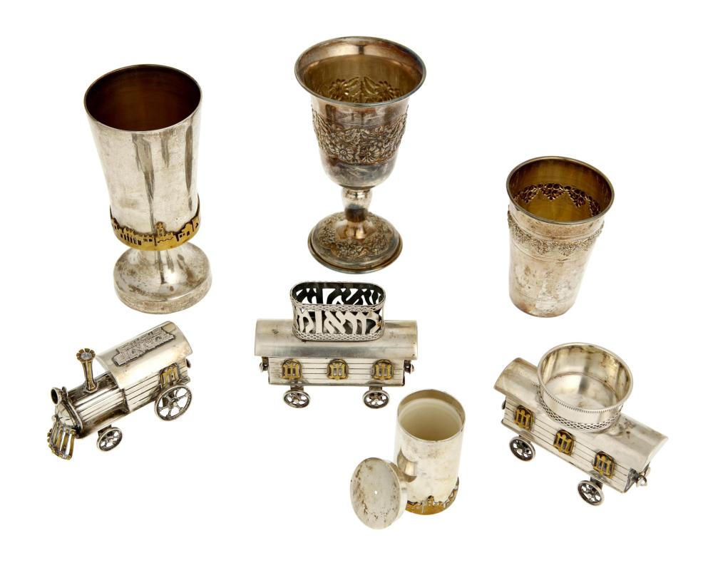 A GROUP ISRAELI JUDAICA STERLING