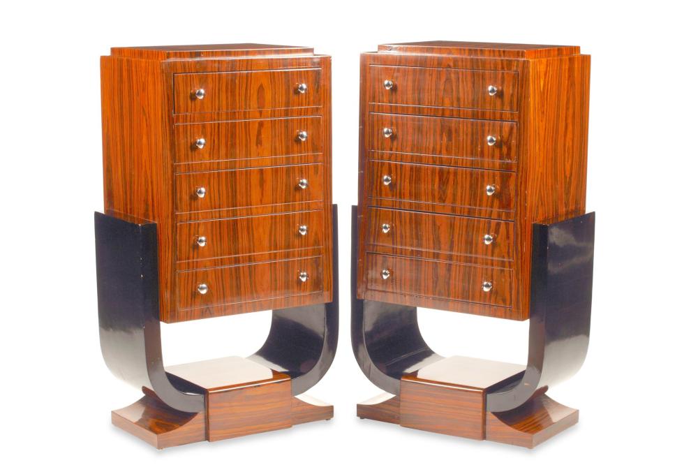 A PAIR OF FRENCH ART DECO-STYLE