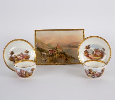 A late 19th Century English porcelain