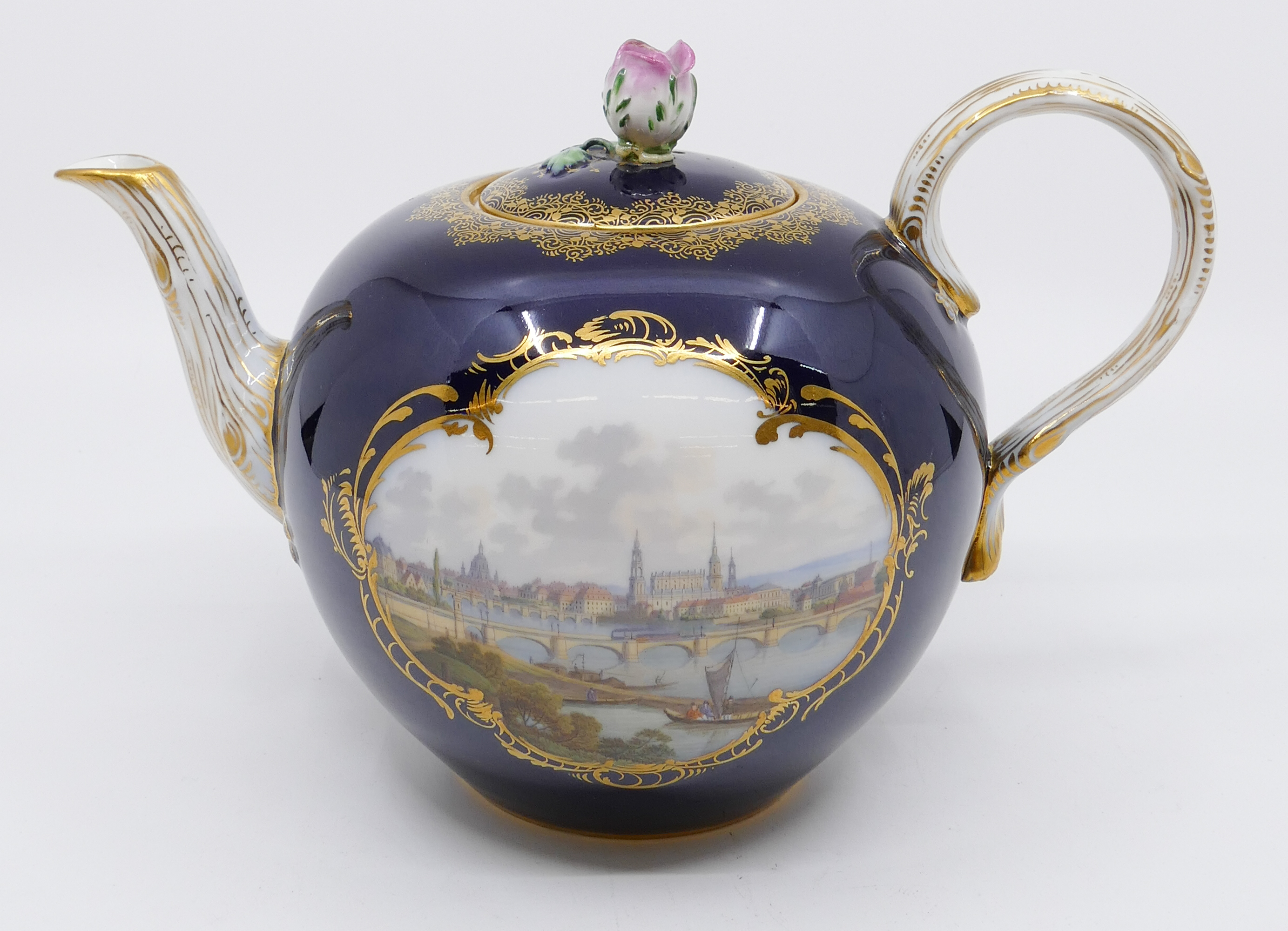 Meissen 'View of Dresden' Handpainted