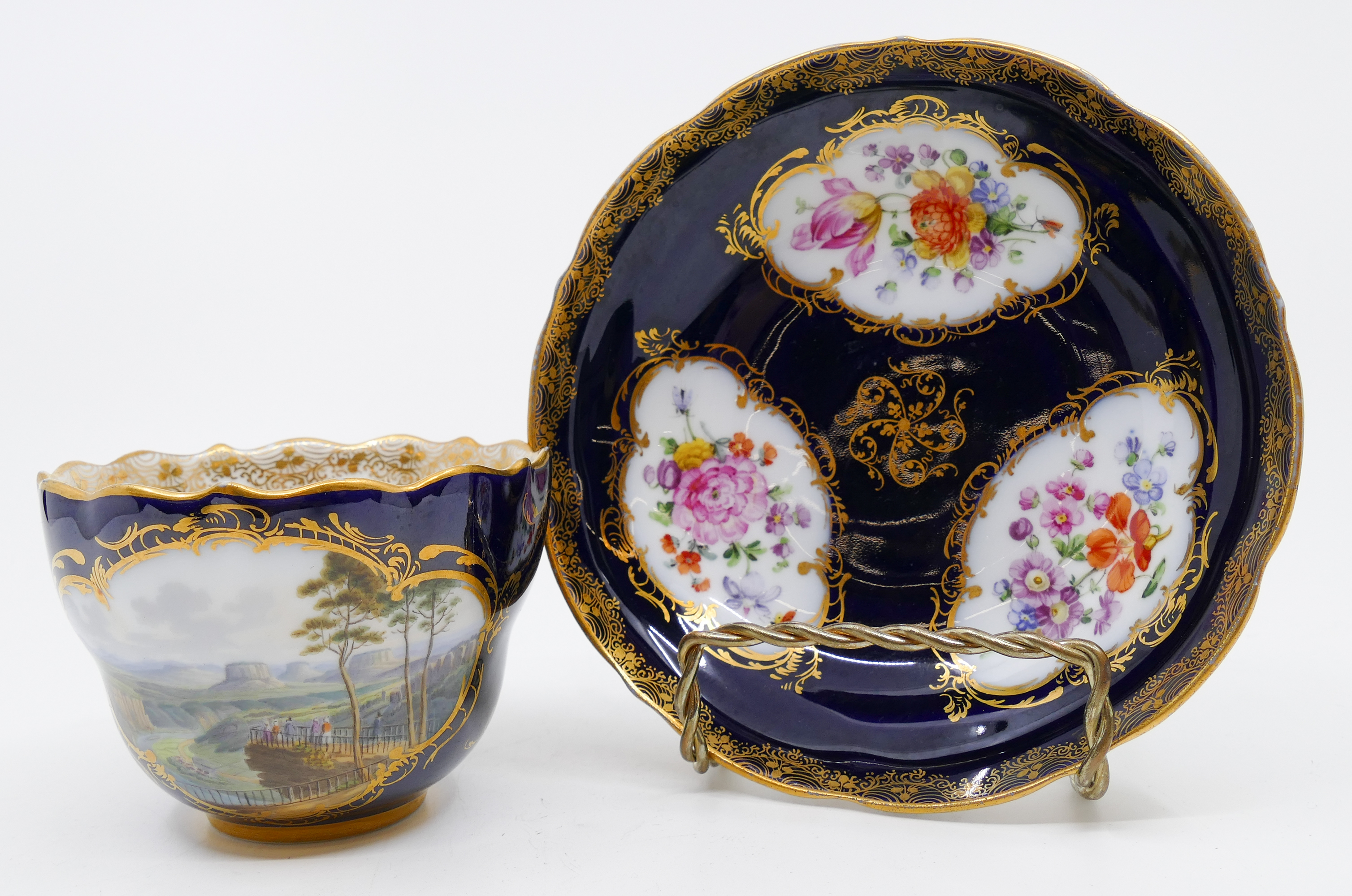 Meissen View of Bastei Handpainted 2dd750